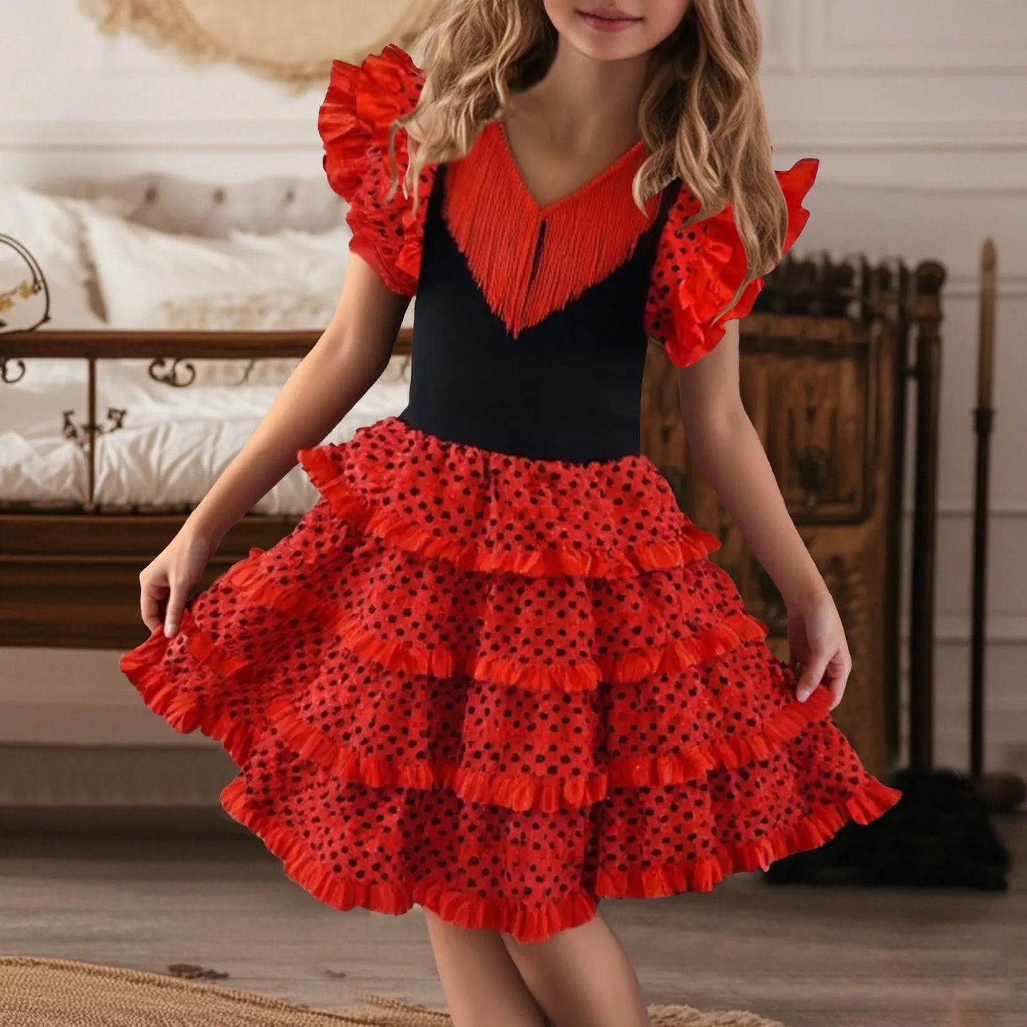 Flamengo Gypsy Style Children Dress