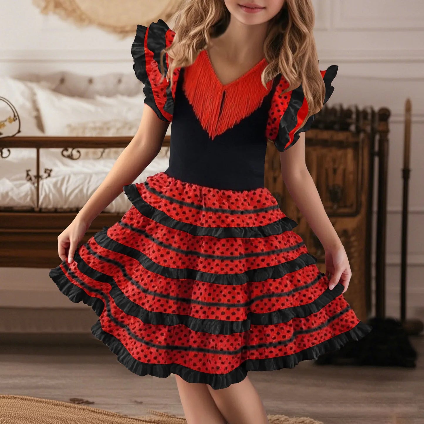 Flamengo Gypsy Style Children Dress