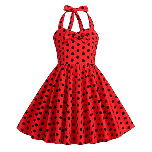 3-8Y Kids Girls' Polka Dot Dress Children